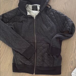 Brooklyn Calling NYC Charcoal Quilted Jacket